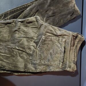 7FAM Smokey Grey Corduroy/Velvet soft "Jeans"